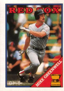 1988 O-Pee-Chee Baseball Cards 274     Mike Greenwell